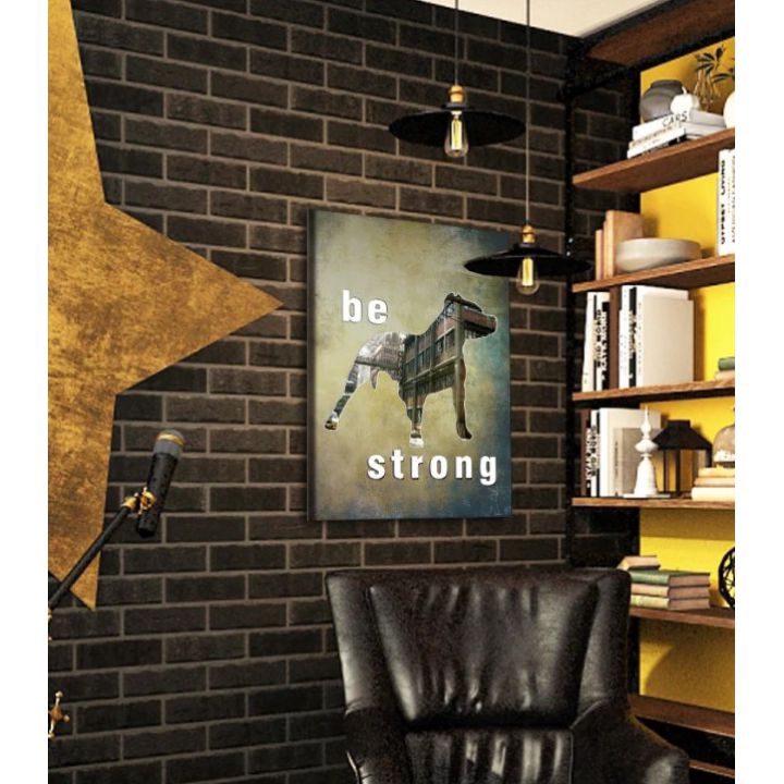 Постер "be strong" 30x40 cm