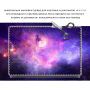 Универсальная наклейка для ноутбука, 13.3"-17.3” 400x260 мм Галактика Матовая