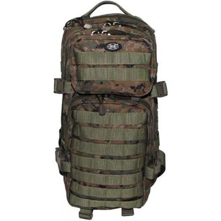 Рюкзак камуфляжный 30л американского (США) типа MFH "Assault I" цифровой лесной камуфляж 30333S