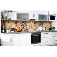 Скинали для кухни, фартук наклейка кухонный на стену NZ183533