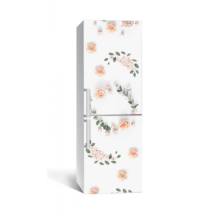 Декоративная самоклеющаяся пленка для холодильника, 60х180 см Roses