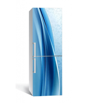 Декоративная самоклеющаяся пленка для холодильника, 60х180 см blue