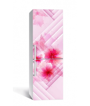 Декоративная самоклеющаяся пленка для холодильника, 60х180 см Pink abstraction