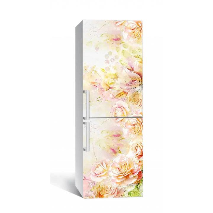 Декоративная самоклеющаяся пленка для холодильника, 60х180 см Peach flowers