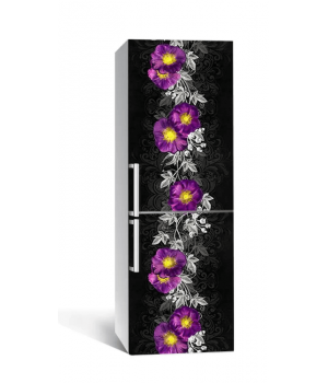 Самоклеюча плівка на холодильник, 60х180 см Flower composition