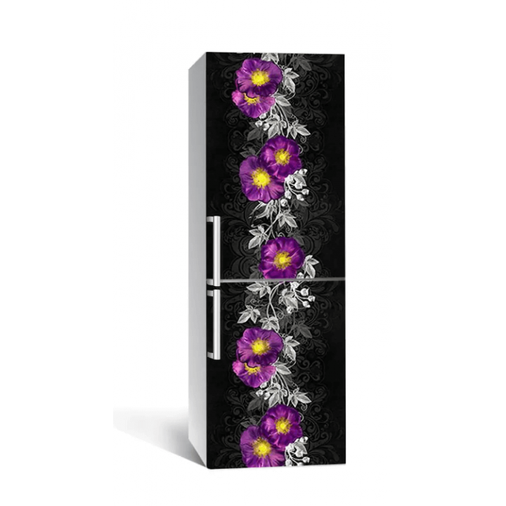 Декоративная самоклеющаяся пленка для холодильника, 60х180 см Flower composition