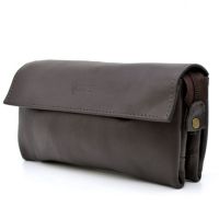 Клатч мужской из натуральной кожи коричневый, 86391
