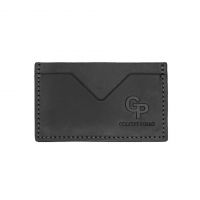Кардхолдер Grande Pelle 300110 черная кожа крейзи хорс