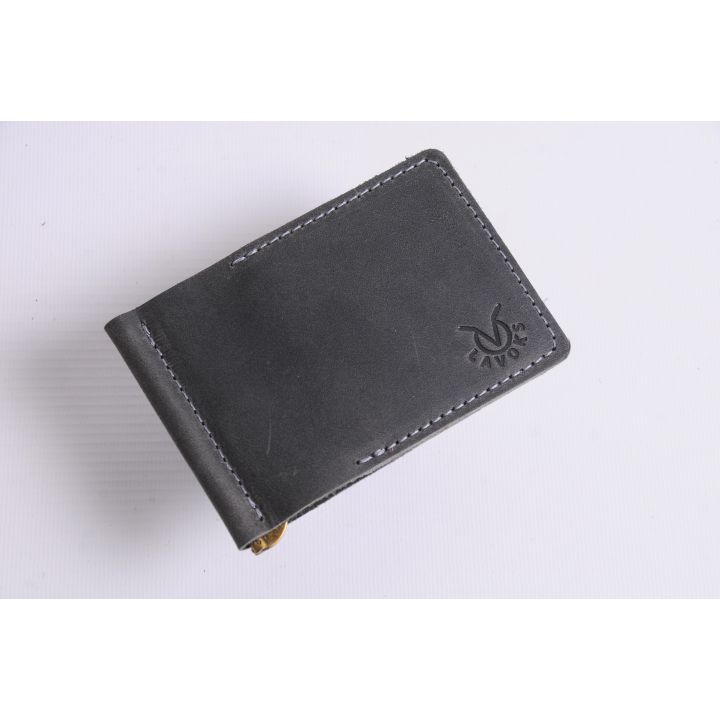 Чоловічий шкіряний зажим для грошей, купюр, банкнот, 76740