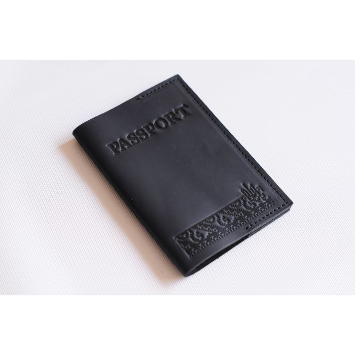 Дизайнерская кожаная обложка на паспорт, 77184