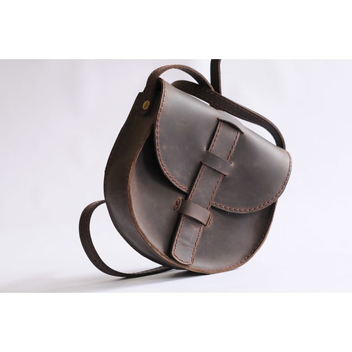 Стильна сумка з натуральної шкіри, 77415