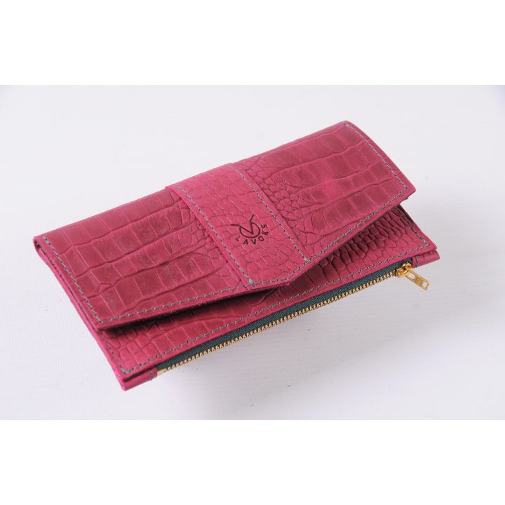 Стильный женский кошелек из натуральной кожи, 76666