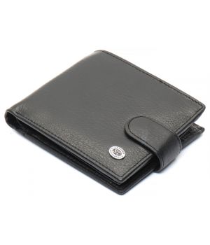 Гаманець чоловічий шкіряний стильний ST103 Black