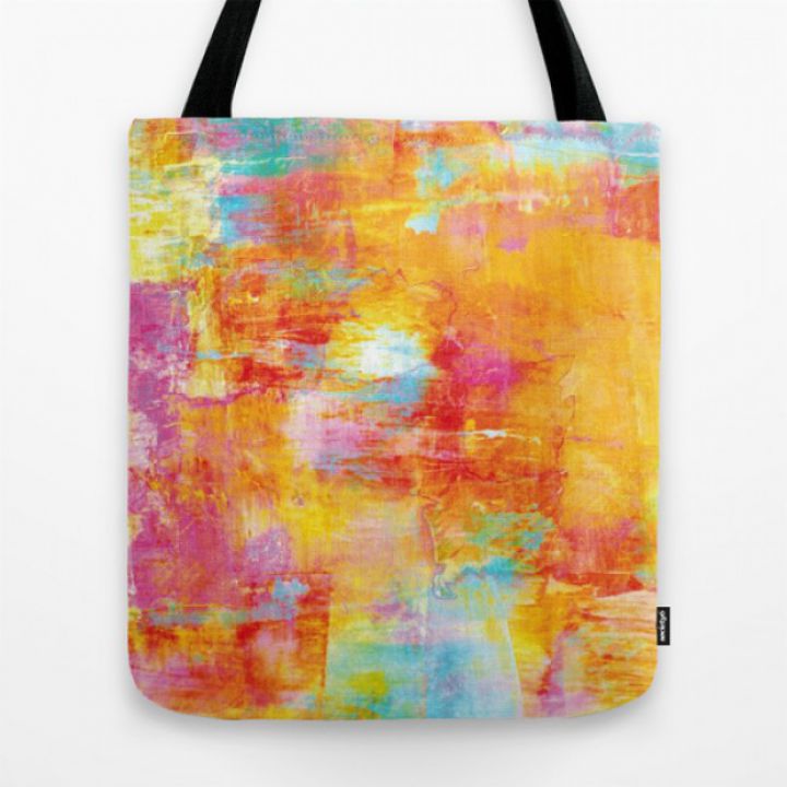 Тканевая сумка с рисунком OFF THE GRID Colorful Pastel Neon