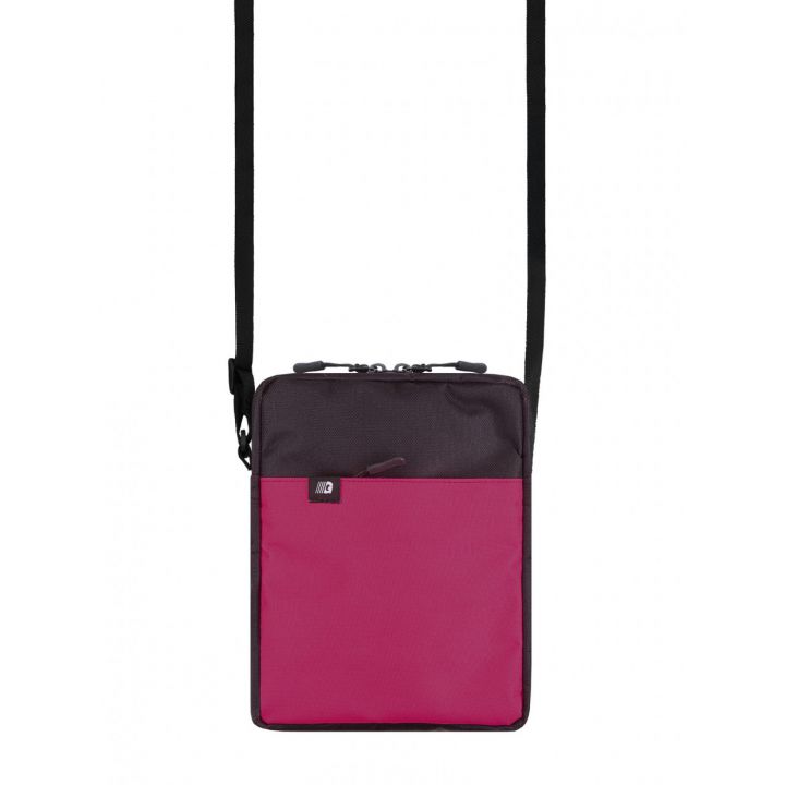 Сумка через плечо Mini 3, черно малиновая