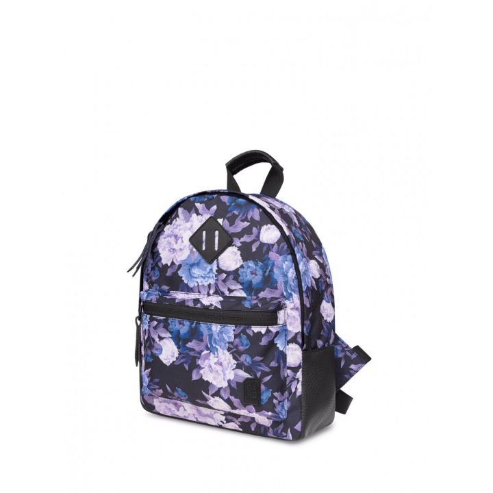 Женский рюкзак RAN фиолетовые цветы 4,20