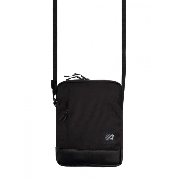 Сумка через плечо Messenger Copy Leather черная