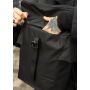 Чоловічий рюкзак рол Sambag RollTop Double чорний тканевий
