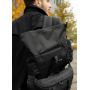 Чоловічий рюкзак рол Sambag RollTop Double чорний тканевий