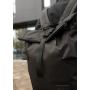 Чоловічий рюкзак ролл Sambag RollTop KZN чорний тканевий