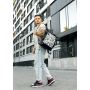 Чоловічий рюкзак Sambag RollTop Hacking чорний принт "Zebra"