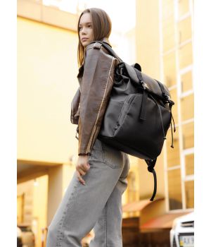 Жіночий Рюкзак RollTop 0SHn чорний