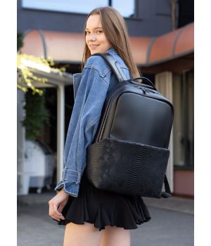 Рюкзак Sambag Zard dart black крокодил