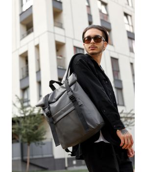 Рюкзак рол Sambag RollTop білий графітовий