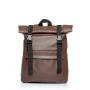 Рюкзак ролл Sambag жіночий RollTop Milton lh шоколадний