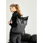 Рюкзак рол Sambag RollTop Double тканевий чорний, 85914