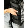 Жіночий рюкзак Sambag RollTop Hacking чорний принт "Zebra"