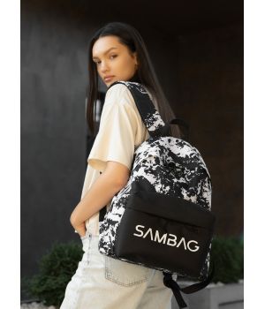 Стильный рюкзак женский городской Sambag Active ткань