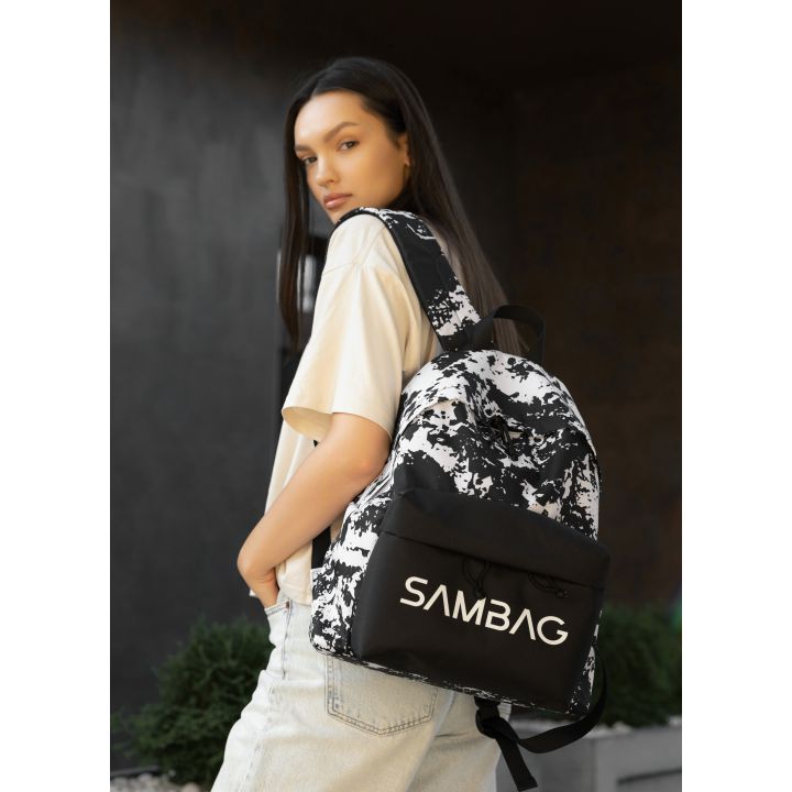 Стильный рюкзак женский городской Sambag Active ткань