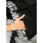 Рюкзак рол Sambag RollTop чорний принт "Zebra"
