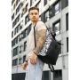 Рюкзак рол Sambag RollTop чорний принт "Zebra"