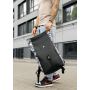 Рюкзак рол Sambag RollTop чорний принт "Zebra"