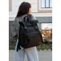 Рюкзак ролл Sambag унісекс RollTop LTT чорний оксфорд, 85857