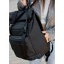 Рюкзак ролл Sambag унісекс RollTop LTT чорний оксфорд, 85857