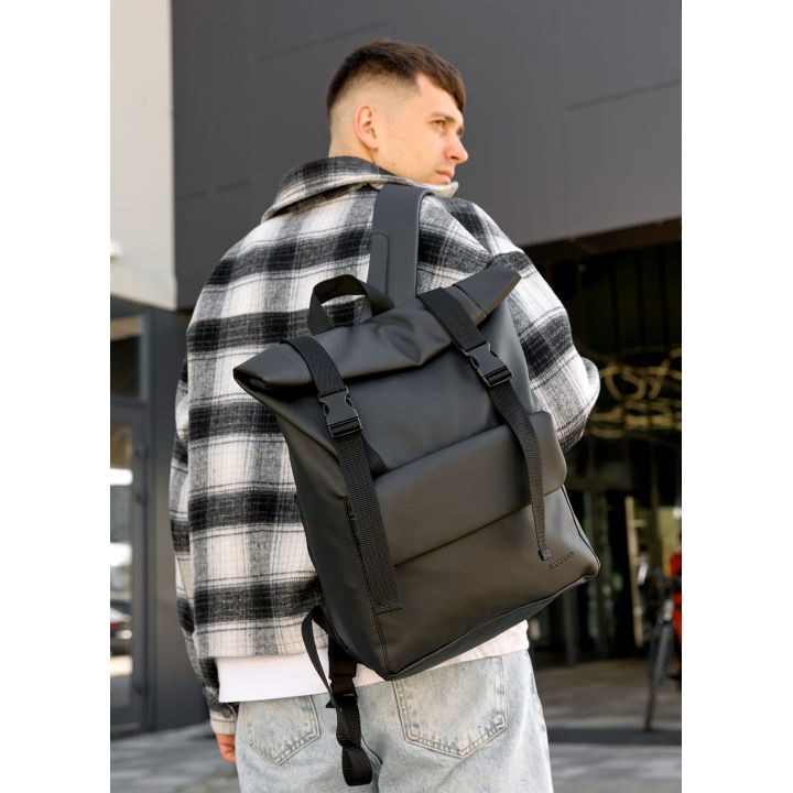 Мужской Рюкзак стильный городской ролл Sambag RollTop Milton