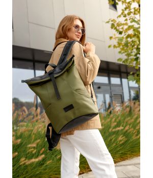 Рюкзак ролл Sambag унисекс RollTop KQN хакі, 85928