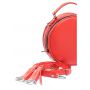 Женская круглая сумка Sambag Bale красная