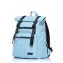 Стильный рюкзак городской Sambag унисекс RollTop LTT голубой