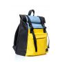 Рюкзак ролл Sambag RollTop LTH блакитний з жовтим