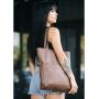 Женская сумка Sambag Shopper коричневая