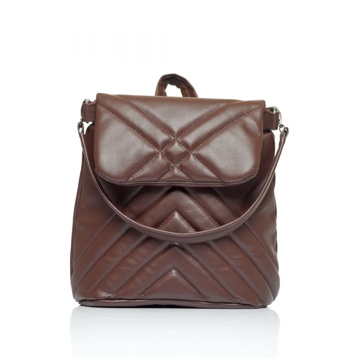 Жіночий рюкзак Sambag Loft QSH шоколадний