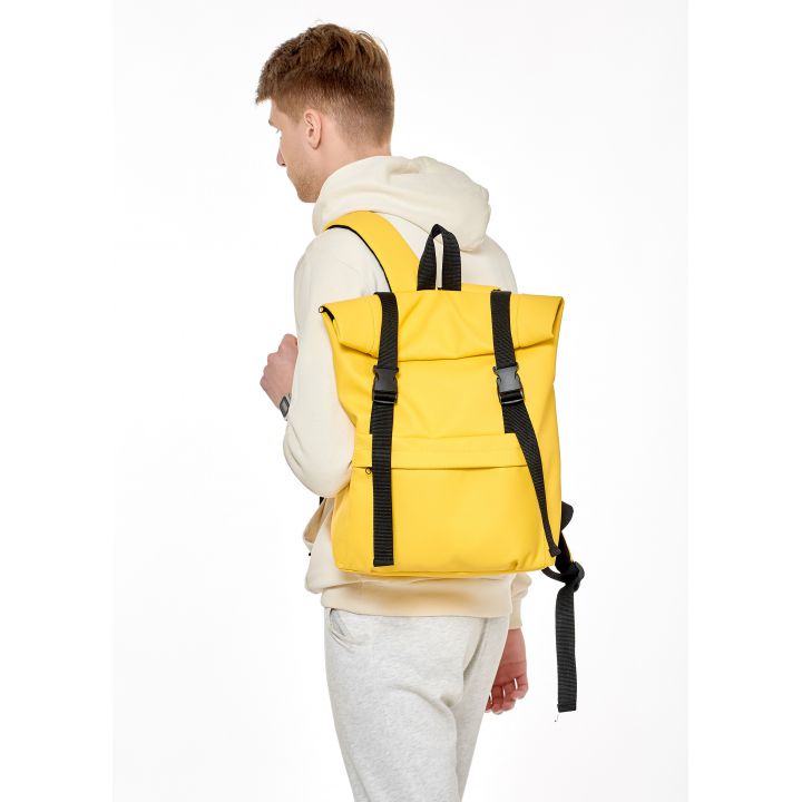 Стильный рюкзак городской Sambag у RollTop LSH желтый