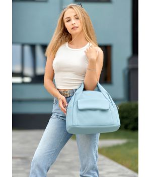 Женская Cпортивная сумка Sambag Vogue BKS голубая