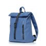 Стильный рюкзак городской Sambag RollTop One бордо синий