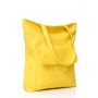 Стильная сумка из экокожи Sambag Shopper желтая