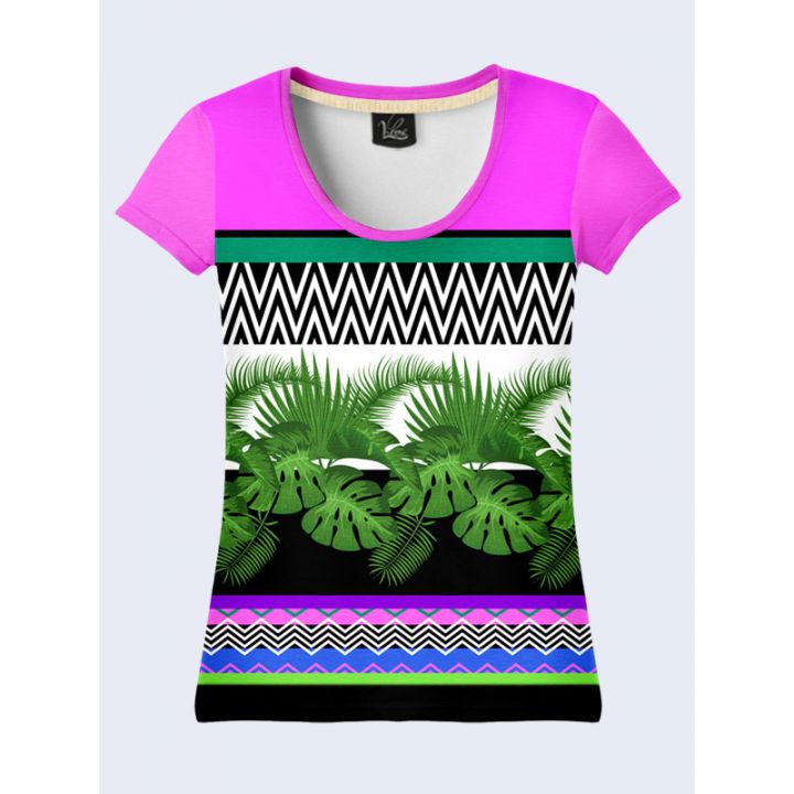 Футболка Орнамент і листя